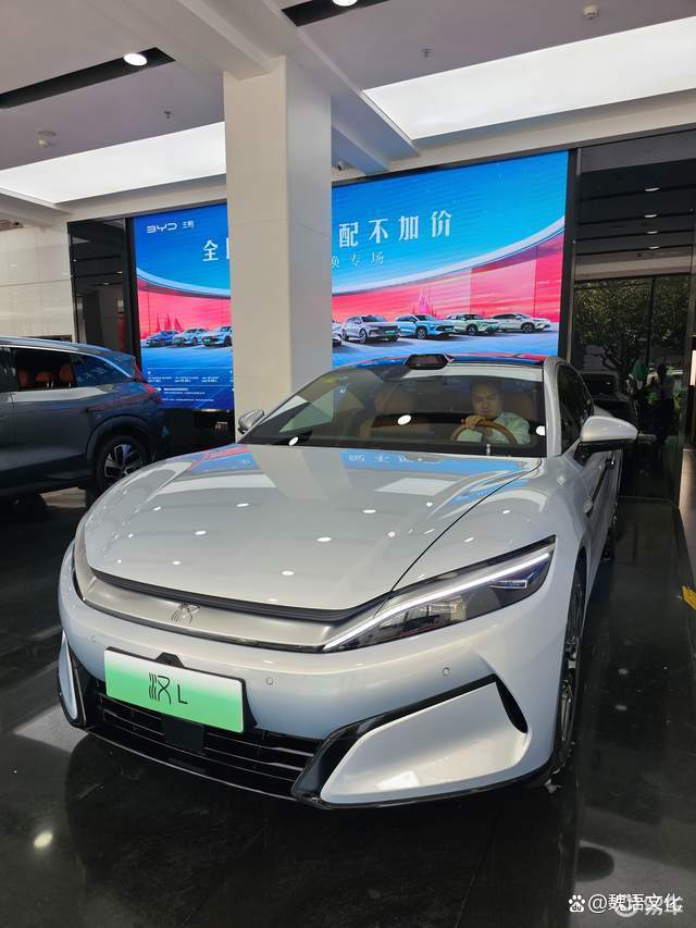 1000A闪充时代来临！比亚迪汉L4月9号上市！高清实拍