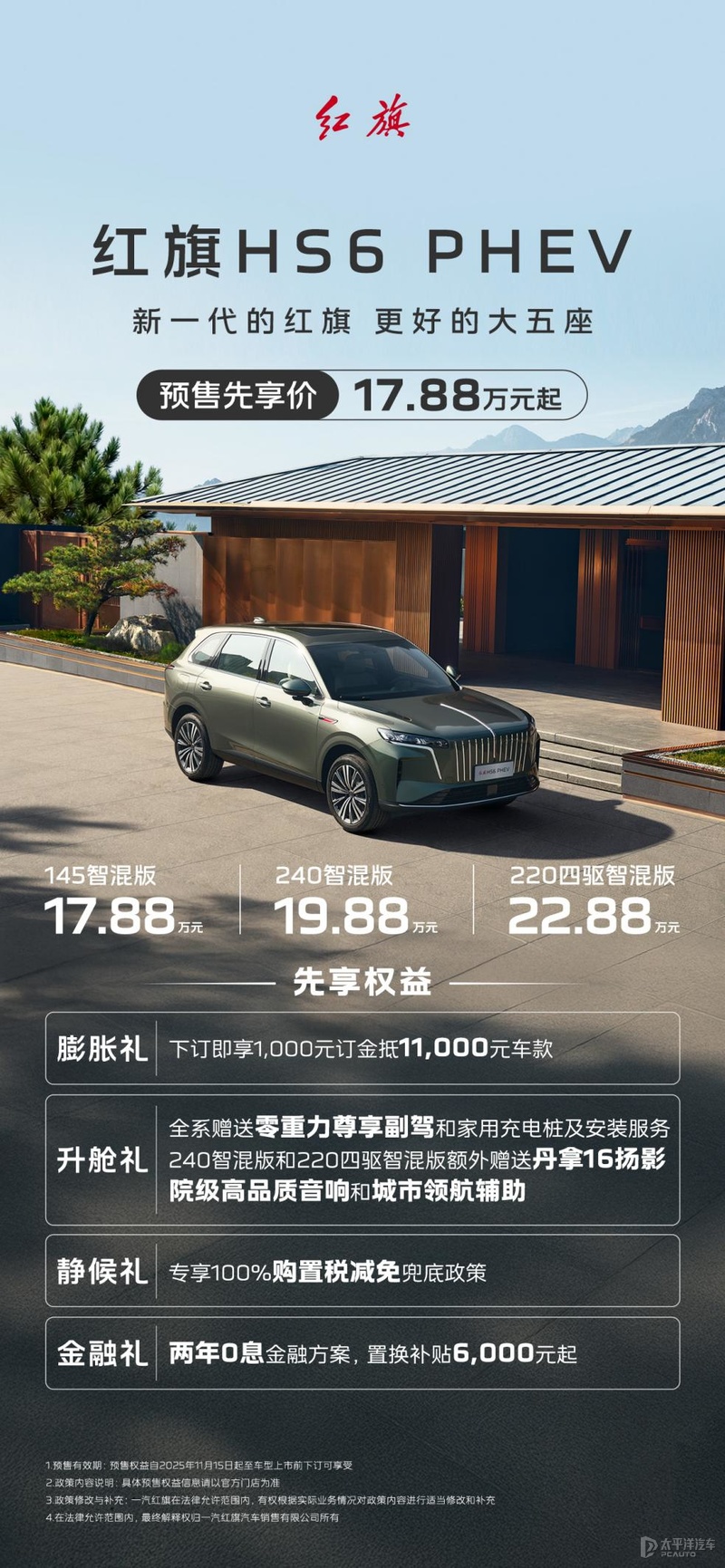 20万级SUV推荐！红旗HS6空间表现令人惊喜，配置诚意满满